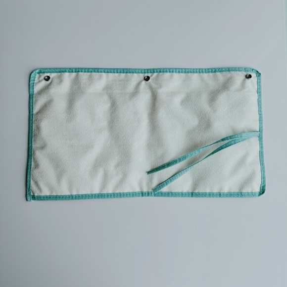 REAL SIMPLE Hanging‎ Jewelry Organizer Storage & Roll Up Travel Jewelry Pouch - Picture 9 of 16